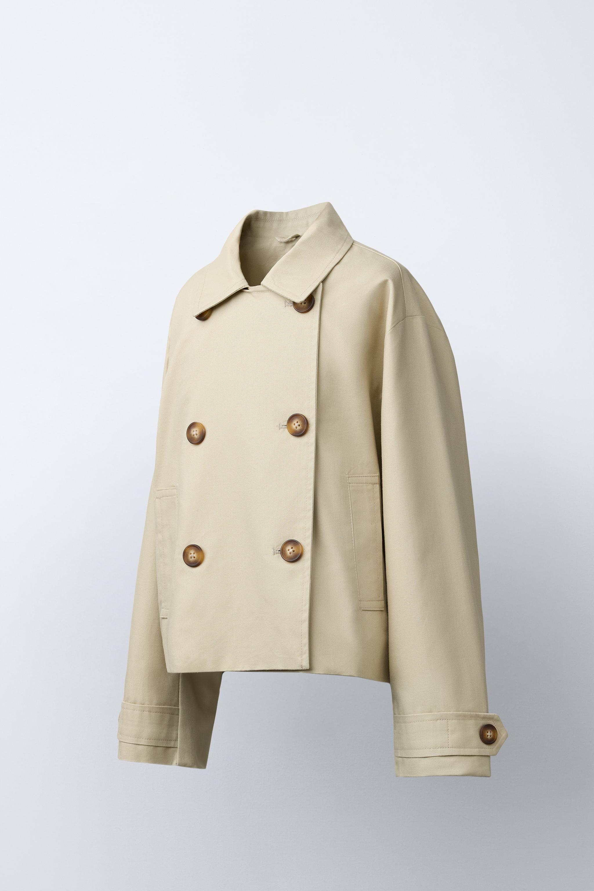 SHORT TRENCH COAT